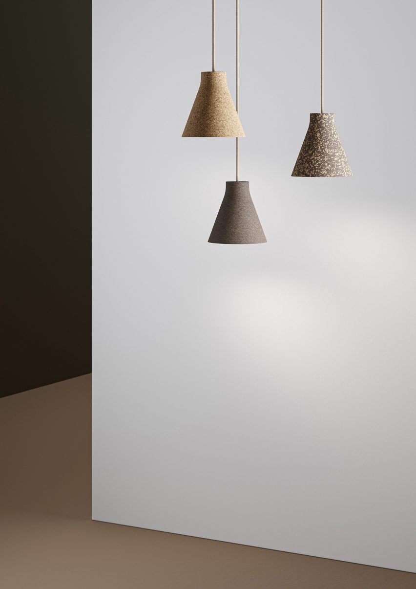 Corka pendant light by Samuel Wilkinson for Zero Lighting