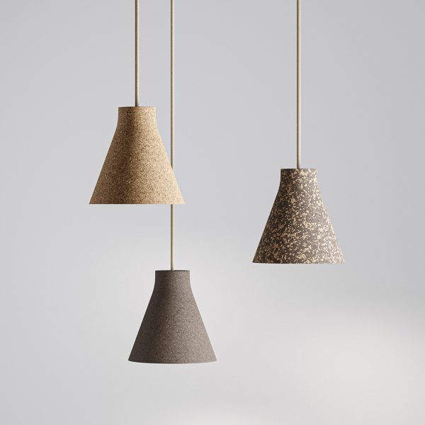 Corka pendant light by Samuel Wilkinson for Zero Lighting