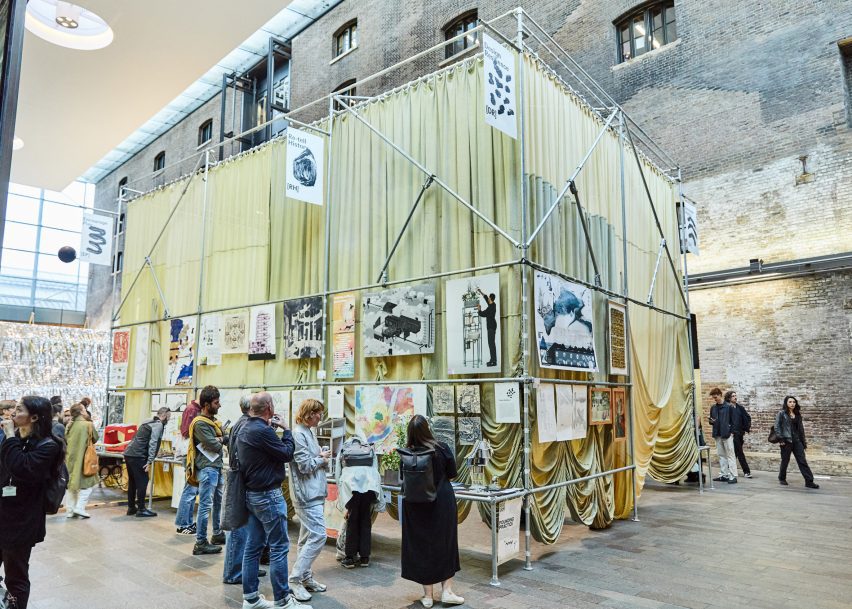 a photograph of an exhibition