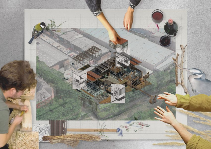 an image of student architecture work