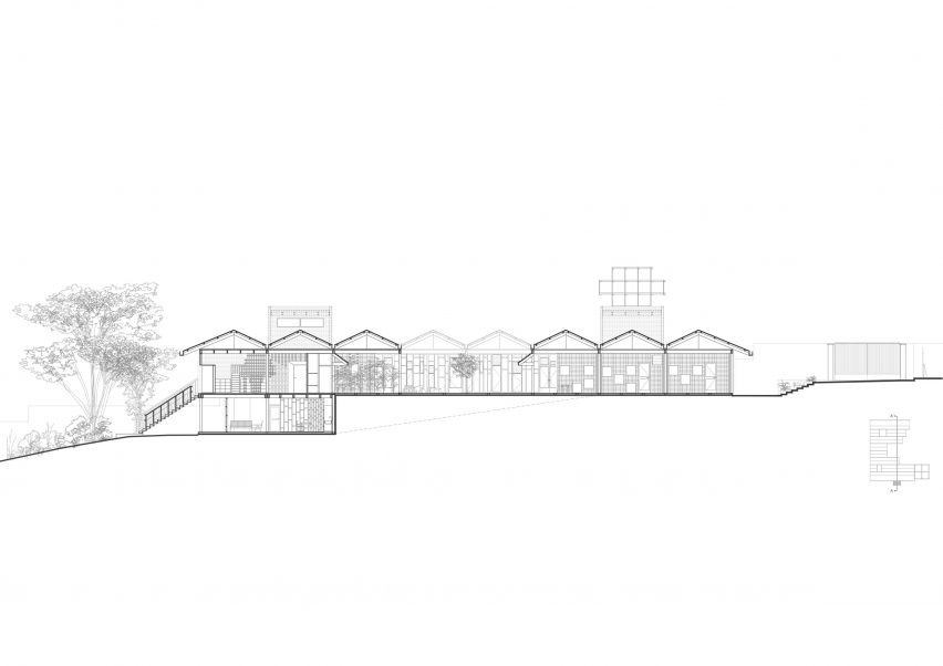 Section of the African Flow School in Cameroon by Urbanitree