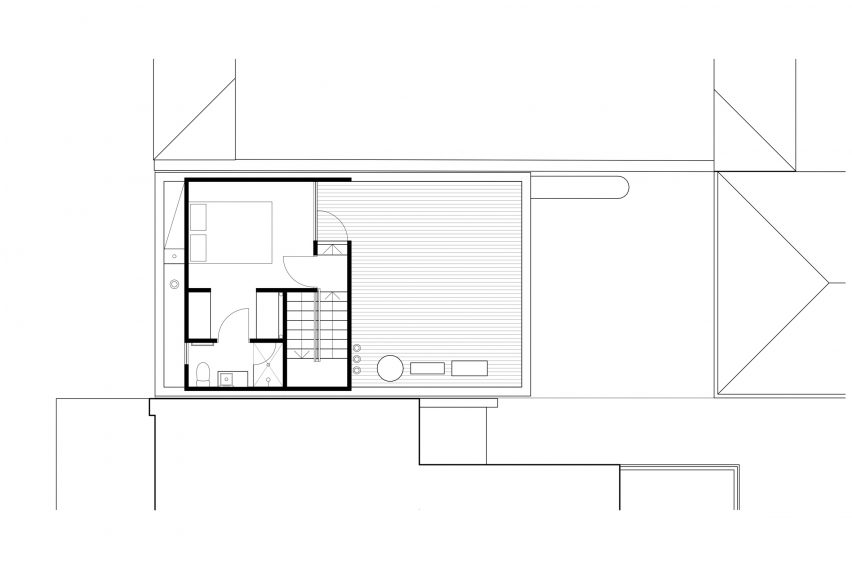 Second floor plan of Melville by Jos Tan