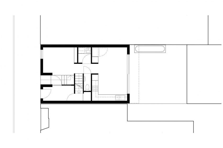 Ground floor plan of Melville by Jos Tan