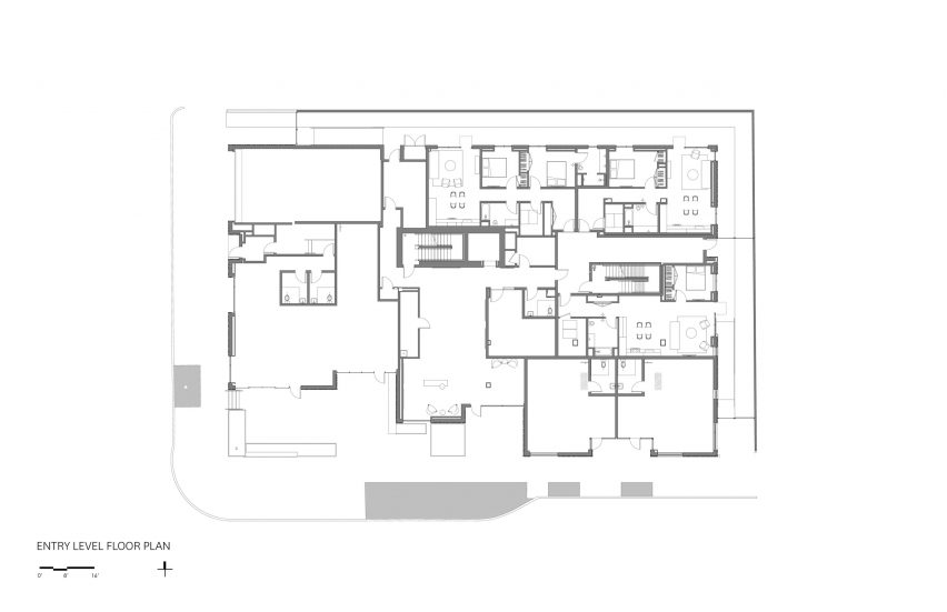 Entry level floor plan