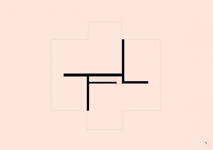 Plan of Casa Plaj by Extrastudio
