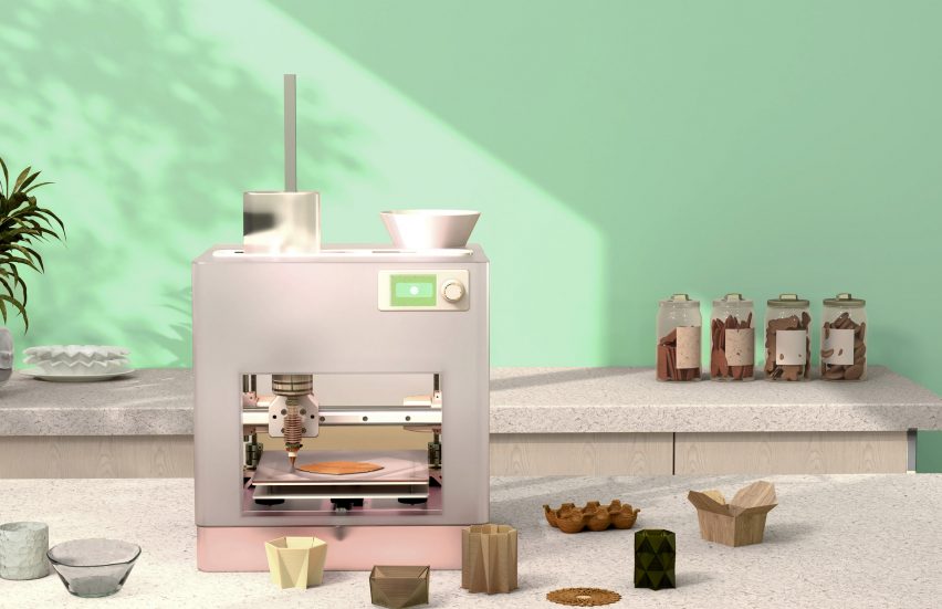 AI food waste 3D printer