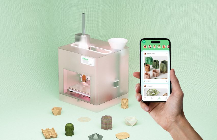 AI food waste 3D printer