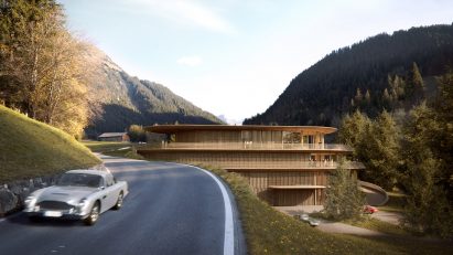 Render of Gstaad House in Switzerland