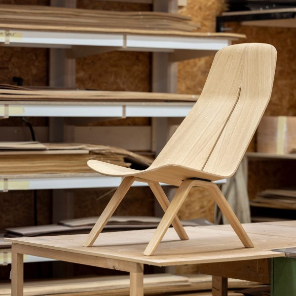 Plywood chair by Foster + Partners