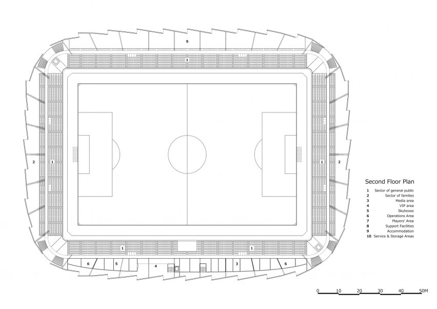 Plan of Fukushima United FC by Vuild