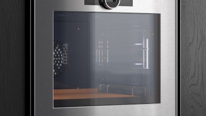 Gaggenau glass door floating ring oven expressive series