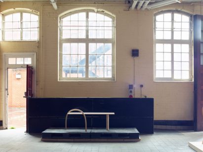 Isabel Alonso table from Max Radford Gallery x Ercol's Grain Pile exhibition at London Design Festival 2025