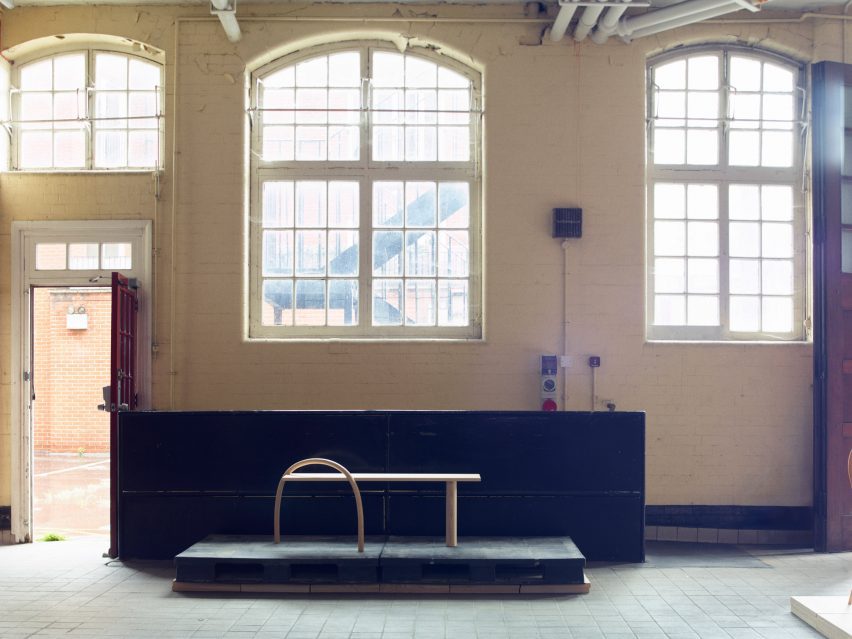 Isabel Alonso table from Max Radford Gallery x Ercol's Grain Pile exhibition at London Design Festival 2025