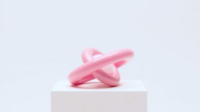 Portable pink lamp for IKEA