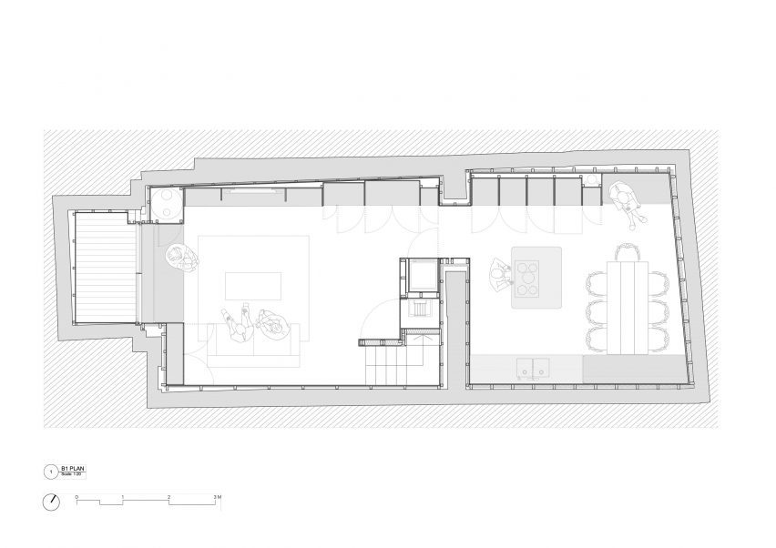 Basement plan of Heartwood by Knox Bhavan