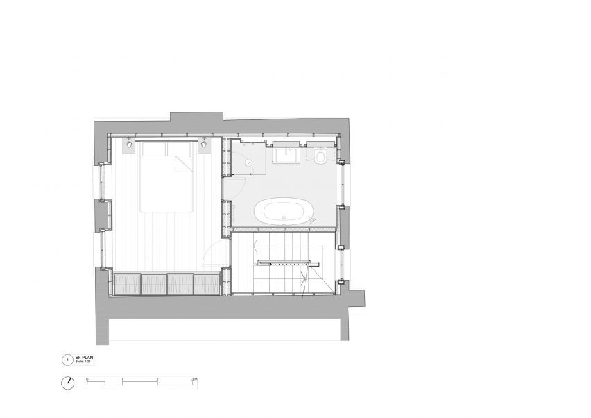 Second floor plan of Heartwood by Knox Bhavan