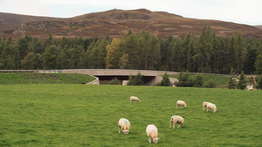 Granite-lined bridge in Scotland