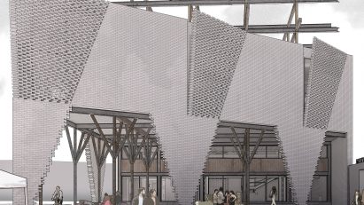 Render of Raymond Lapiejko's reimagined Hoosac Stores warehouse