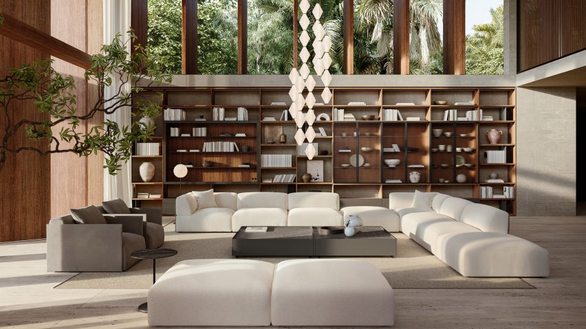 Hybla seating system by Elisa Ossino for Boffi