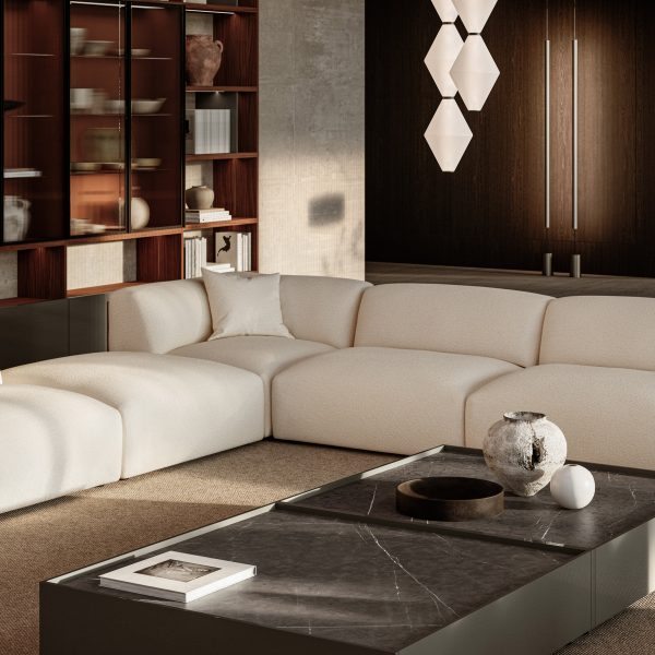 Hybla seating system by Elisa Ossino for Boffi