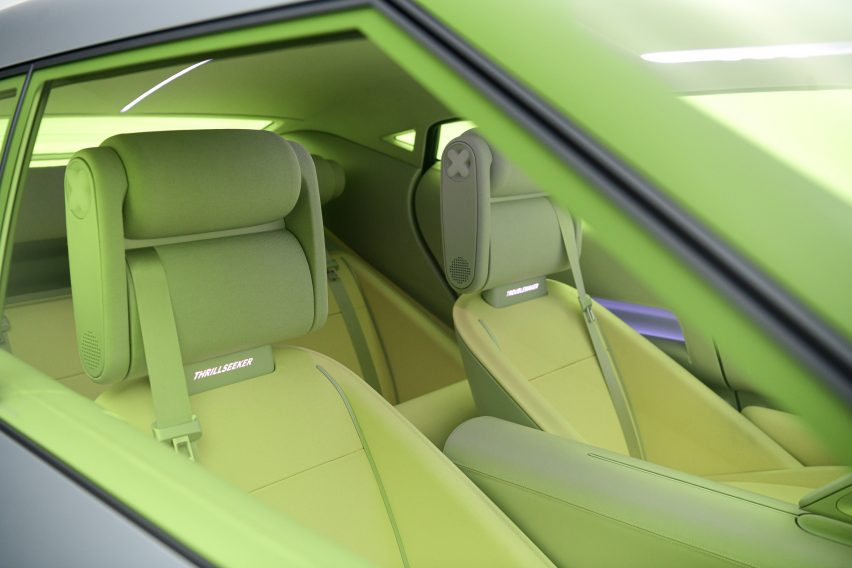Hyundai Ioniq Concept Three seats