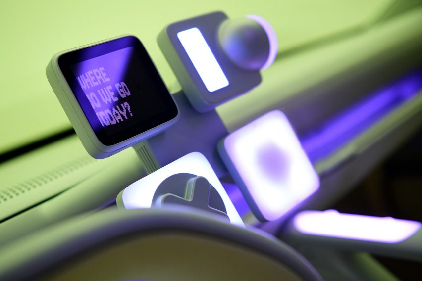 Hyundai Ioniq Concept Three dash widgets