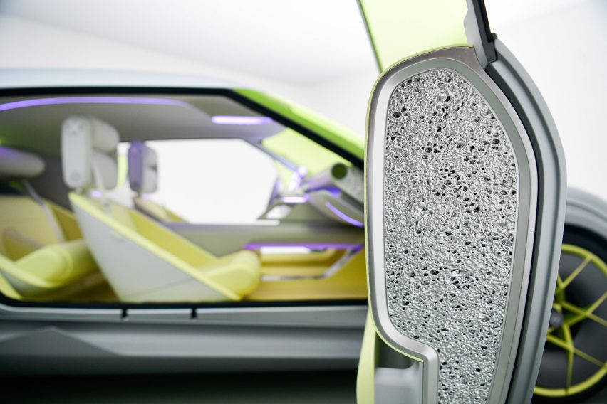 Hyundai Ioniq Concept Three door aluminium foam