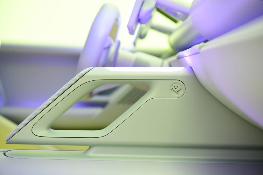 Hyundai Ioniq Concept Three central console
