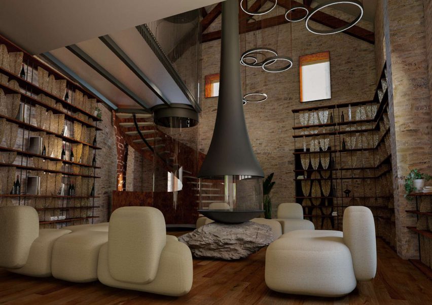 a visualisation of a living room