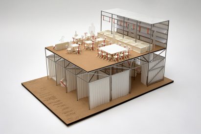 a photograph of an architectural model