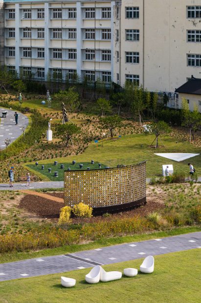 Reworld installation by Kimchi and Chips in Seoul