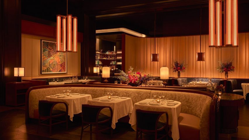Rockwell Group art deco restaurant interior