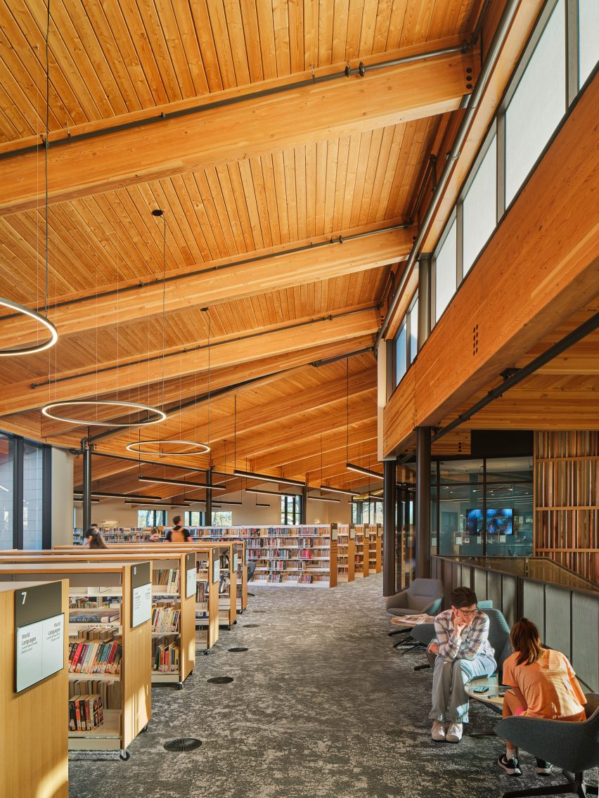 Lake Flato Texas Library with porch-theme