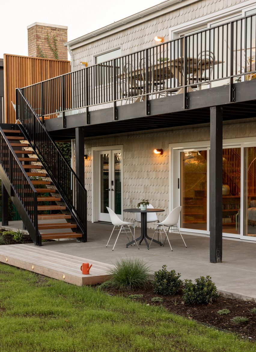 Mezzanine and porch