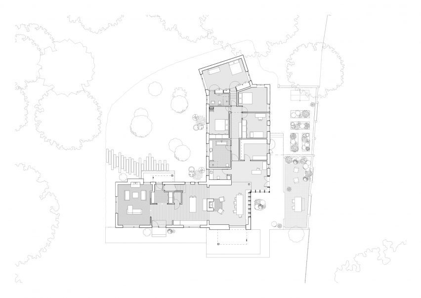 Plan of Hearth House by Medium