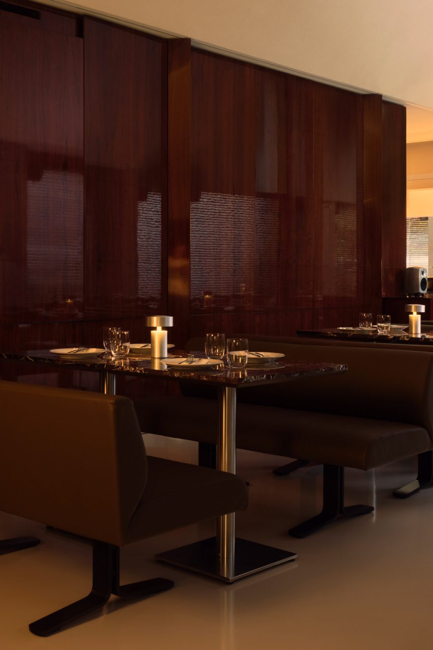 Seating inside Millo Bucharest