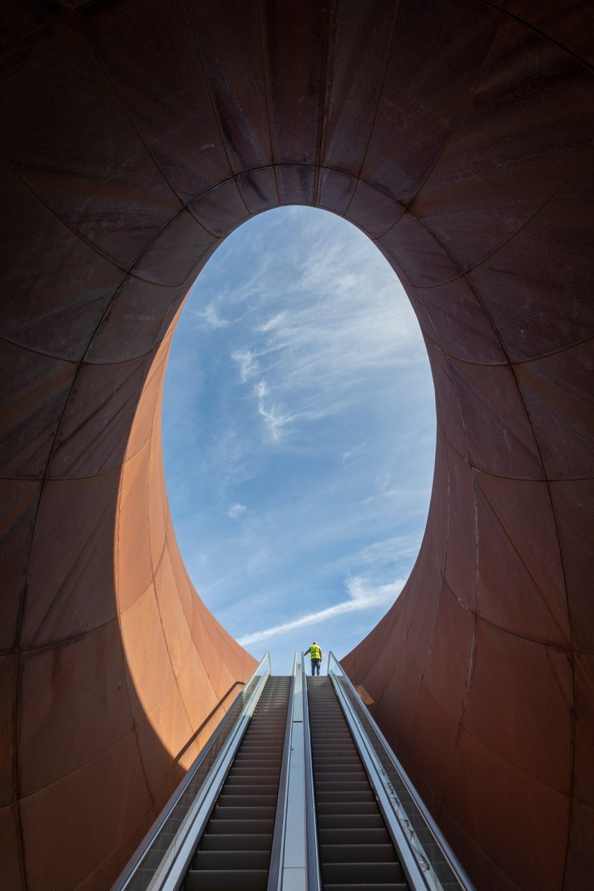 Monte Sant'Angelo Subway Station by Anish Kapoor