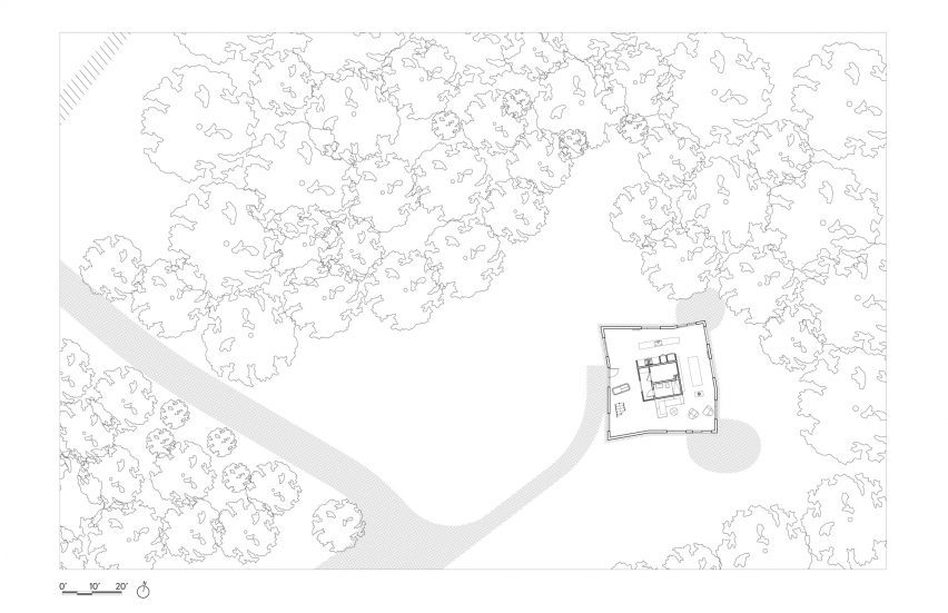Plans for CLT House by nArchitects