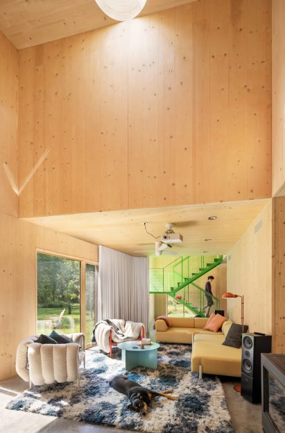 Living room of CLT House
