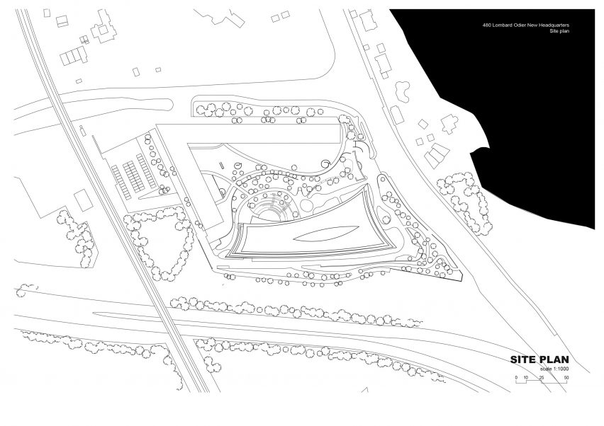 Site plan of One Roof by Herzog & de Meuron