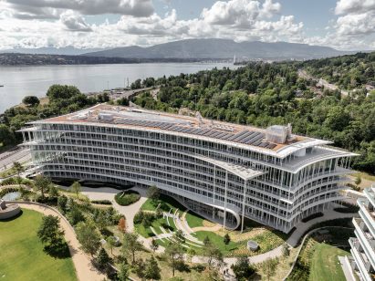 One Roof Lombard Odier headquarters in Geneva by Herzog & de Meuron