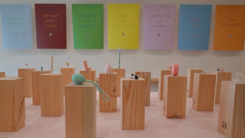 Objects in Out of Orifice exhibition
