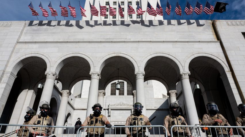 Protest at LA Sheriff's Department