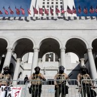 Protest at LA Sheriff's Department