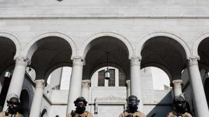 Protest at LA Sheriff's Department