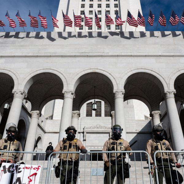 Protest at LA Sheriff's Department