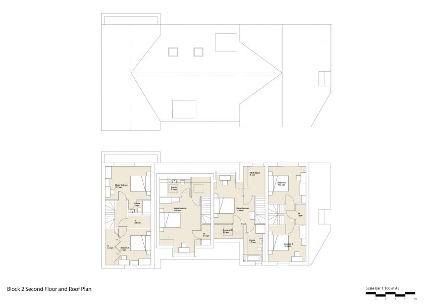 Terrace 2 plans 158 Purley Downs Road housing by Harp and Harp