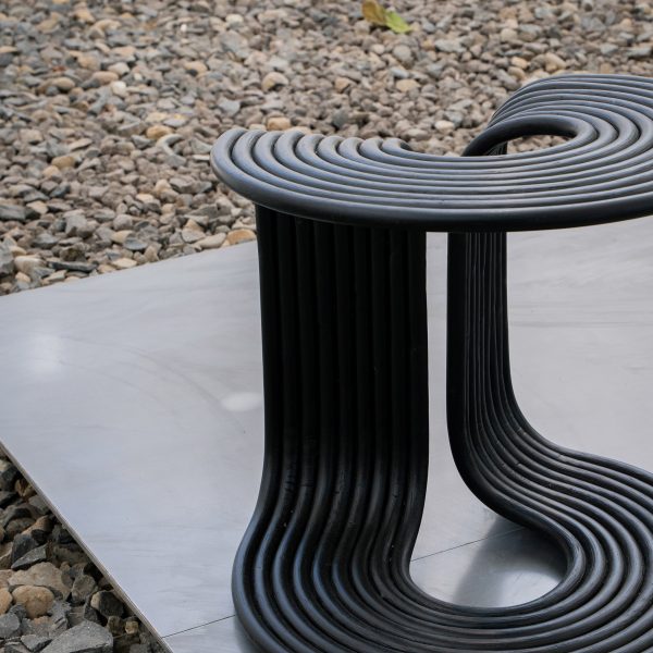Rotella rattan side table by Pietro Franceschini at Jia Curated