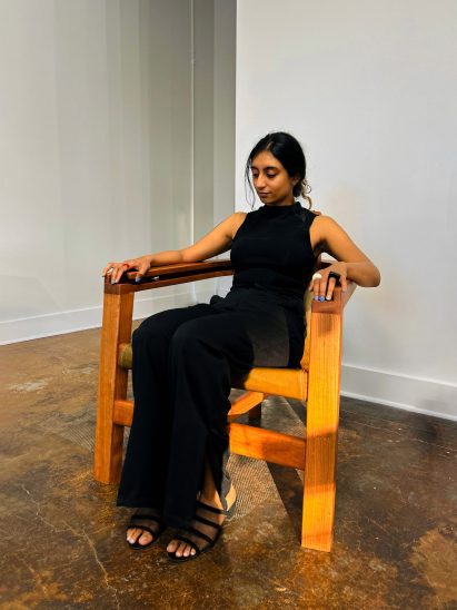 Tanuvi Hedge and her Reflect chair