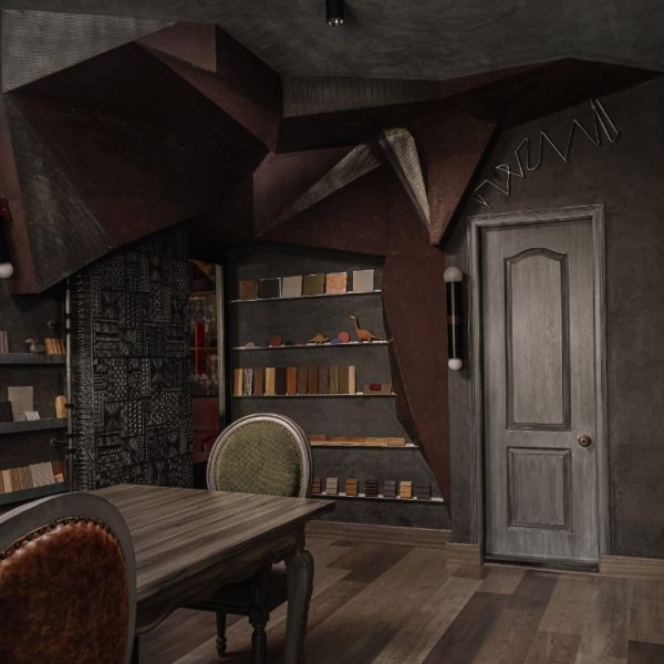 Multitude of Sins designs own material lab as “spatial memoir” of salvaged materials